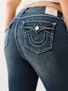 PLUS BILLIE HIGH RISE FLAP STRAIGHT JEAN