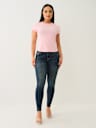 JENNIE MID RISE FLAP CURVY SKINNY JEAN