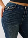 PLUS JENNIE MID RISE FLAP CURVY SKINNY JEAN