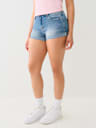 SHORTS JENNIE CON DOBLADILLO ENROLLADO Y TIRO MEDIO