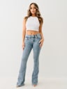 JOEY MID RISE BIG T FLARE JEAN