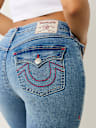JOEY MID RISE FLAP FLARE JEAN