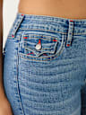 JOEY MID RISE FLAP FLARE JEAN