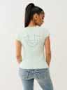 HORSESHOE LOGO RAGLAN TEE