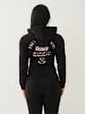 SHRUNKEN STAR RIBBED ZIP HOODIE