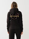 CRYSTAL HORSESHOE ZIP HOODIE