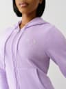 CRYSTAL HORSESHOE ZIP HOODIE