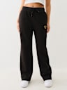 CRYSTAL HORSESHOE STRAIGHT LEG SWEAT PANT
