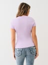 ALLOVER CRYSTAL HORSESHOE TEE