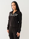 IRIDESCENT QUARTER ZIP HOODIE
