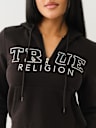 IRIDESCENT QUARTER ZIP HOODIE