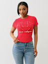 RIBBED CRYSTAL HORSESHOE BABY TEE