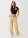 WARPED HORSESHOE SINGLE NEEDLE CARGO PANT
