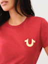 TRUE RELIGION WINGED HORSESHOE TEE