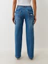 DENIM CARGO STRAIGHT JEAN