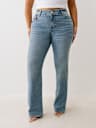 PLUS BILLIE MID RISE STRETCH STRAIGHT JEAN