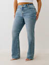 PLUS BILLIE MID RISE STRETCH STRAIGHT JEAN