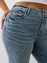 PLUS BILLIE MID RISE STRETCH STRAIGHT JEAN