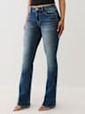 BECCA MID RISE CRYSTAL BOOTCUT JEAN