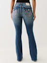 BECCA MID RISE CRYSTAL BOOTCUT JEAN