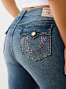 PLUS BECCA MID RISE CRYSTAL BOOTCUT JEAN