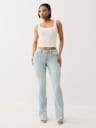JOEY MID RISE BIG T FLARE JEAN