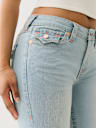 JOEY MID RISE BIG T FLARE JEAN