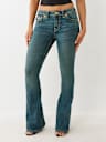 JOEY MID RISE BIG T FLARE JEAN