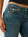 JOEY MID RISE BIG T FLARE JEAN