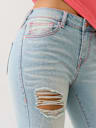 JENNIE DISTRESSED MID RISE CURVY SKINNY JEAN