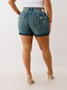 PLUS JENNIE MID RISE FLAP SHORT