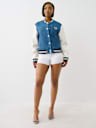 DENIM BUDDHA VARSITY JACKET