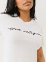 LOGO TAPING BOXY BABY TEE