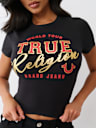 METALLIC LOGO BABY TEE