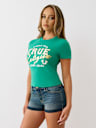 METALLIC LOGO BABY TEE