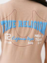 PUFF PRINT LOGO V NECK TEE