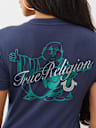 SCRIPT BUDDHA V NECK TEE