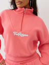 VARSITY HALF ZIP SWEATER