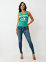 RIBBED METALLIC BUDDHA TANK