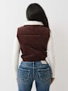 CORDUROY PUFFER VEST