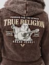 WASHED FLEECE ZIP HOODIE