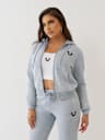 SUDADERA CON CAPUCHA Y CIERRE DE POLAR LAVADO
