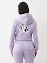 CRYSTAL LOGO ZIP HOODIE