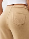 PANTALONES JOGGER CON HERRADURA DE CRISTALES