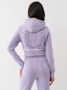 SUDADERA CON CAPUCHA, CIERRE Y APLIQUE DE HERRADURA