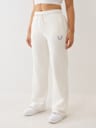 PANTALONES DEPORTIVOS CON PIERNAS RECTAS Y HERRADURA