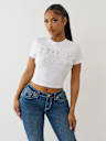 CRYSTAL HORSESHOE BABY TEE