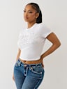 CRYSTAL HORSESHOE BABY TEE
