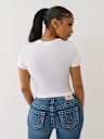 CRYSTAL HORSESHOE BABY TEE