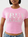 CRYSTAL HORSESHOE BABY TEE